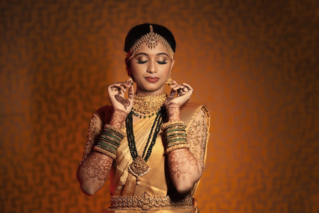 bridal photo shoot style