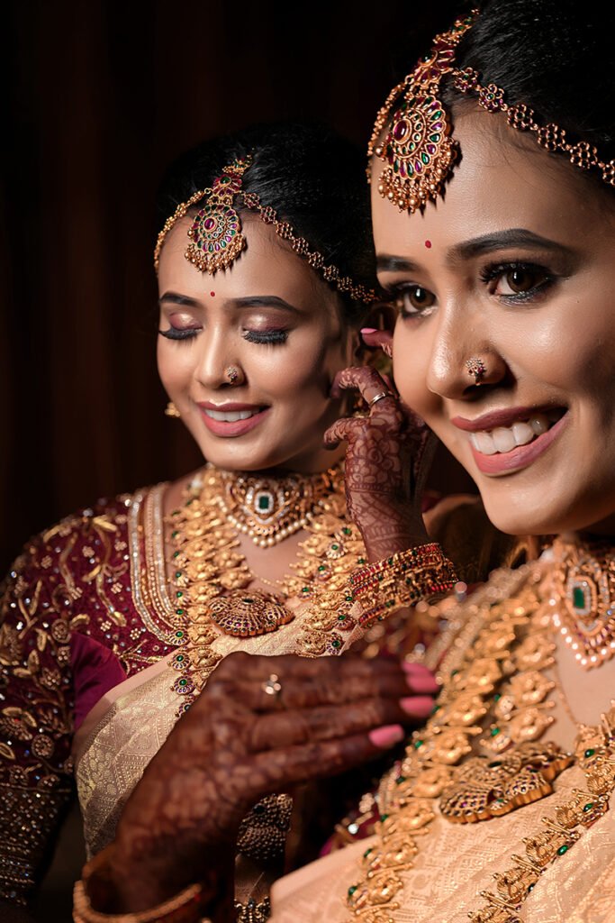 candy express bridal portraits indian