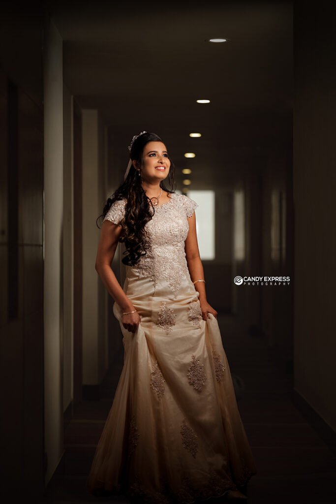 christian bride poses chennai