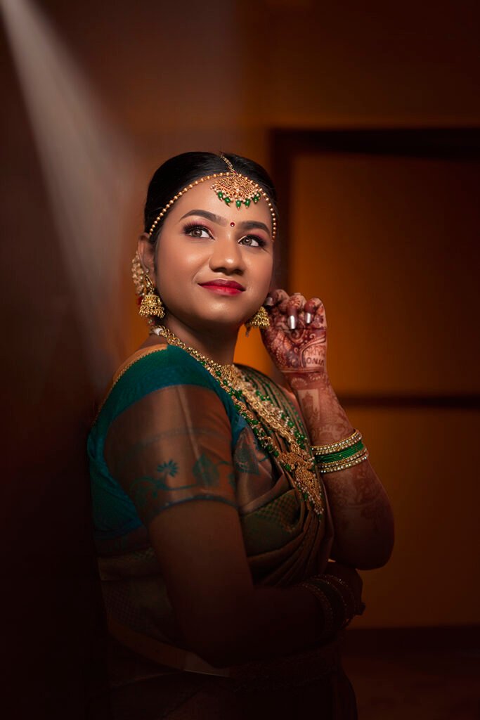 indian bridal portrait session photography