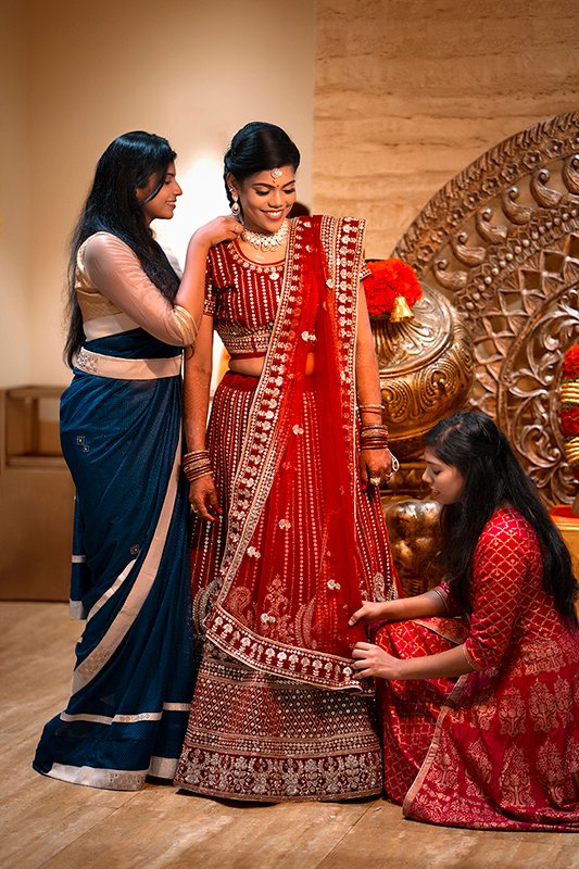 indian bride portrait photography